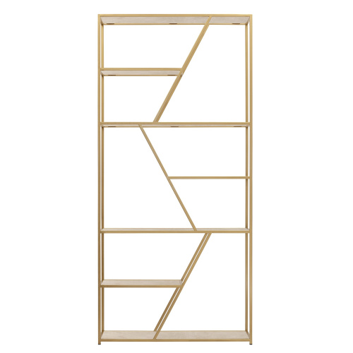 Стеллаж ARNETTA, золотой, керамика слоновая кость фото 2