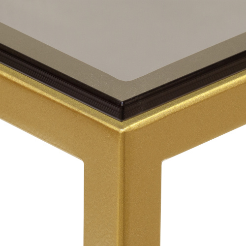 Консоль JAQLENE, золотая, тонированное стекло, 100*35*81 фото 11