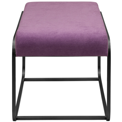 Банкетка SIENA MINI, черный каркас, обивка микрошенилл, 810х420х440 фото 3