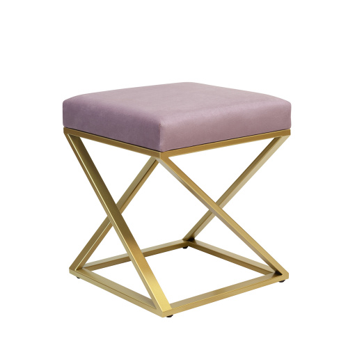 Пуф Chelsea, золотой, Dusty Pink, 40*40*45 фото 7