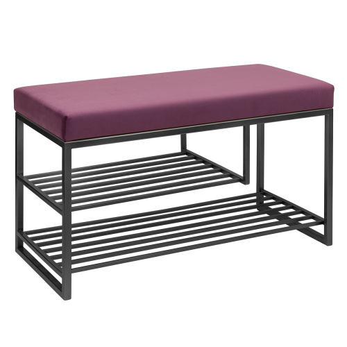 Обувница GARDA PLUS, черная, Marsala, 85*40*52 фото 7