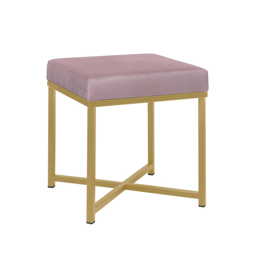 Пуф CRUZ, золотой, Dusty Pink фото 3