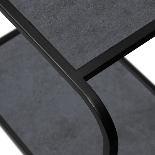 Стеллаж SIENA, черный, керамика Antracite, 80*30*173 фото 4