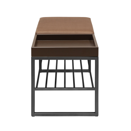 Банкетка RUBY BOX, черная, Mocco, BrownBox, 85*40*45 фото 3