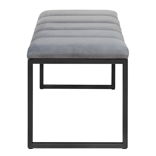 Банкетка ALBA MINI, черная, Mouse Grey, Bulon, 85*40*43,5 фото 3