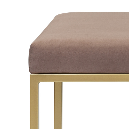 Банкетка ALBA, золотая, Mocco, 110*40*45 фото 4