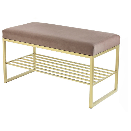 Банкетка RUBY MINI, золотой, Mocco, 85*40*45 фото 10