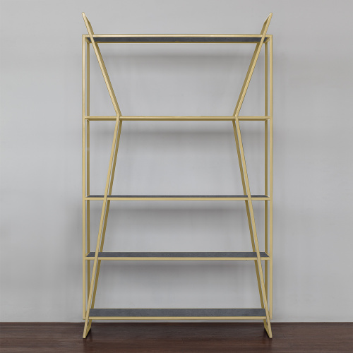 Стеллаж OSLO, золотой, керамика Antracite фото 6