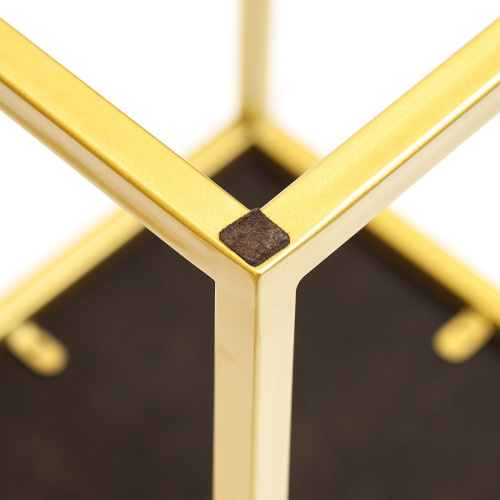 Стул полубарный SOHO, золотой, экокожа Light Beige фото 8