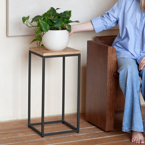 Столик для цветов TORI 60, черный фото 3