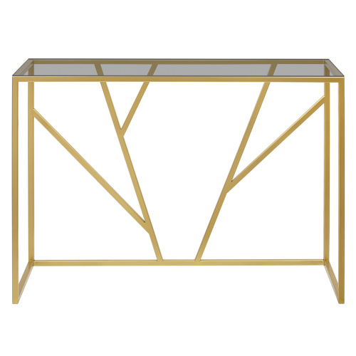 Консоль EVA, золотая, тонированное стекло фото 7