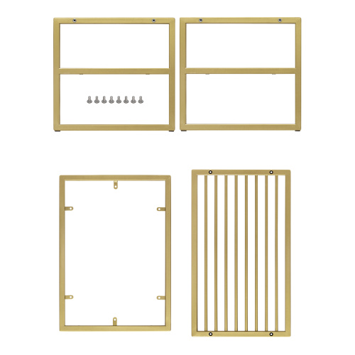 Банкетка RIMINI SMART, золотой, Mouse Grey, 60*40*45 фото 5