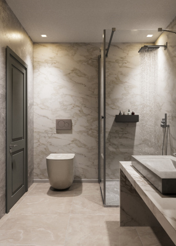 Полка для ванной комнаты CASA, 50 см, нерж. сталь, черная фото 3