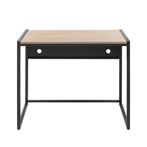 Стол письменный Rimini, черный, ЛДСП Дуб Натуральный, 90*65*75 фото 11