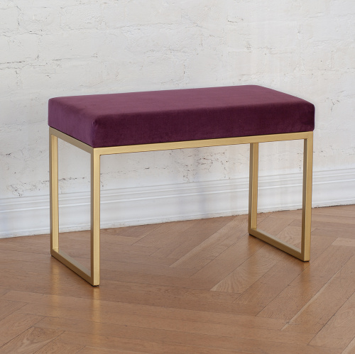 Банкетка ALBA SMART, золотая, Marsala, 65*35*45 фото 2