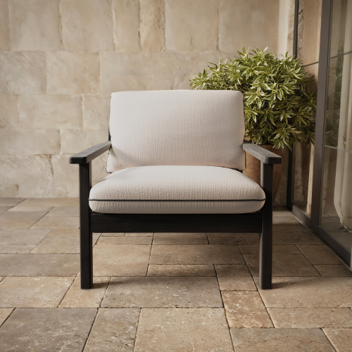 Набор садовой мебели ISTRA / 3 предмета: 2 кресла, столик / черный/Jamaica MILK фото 7