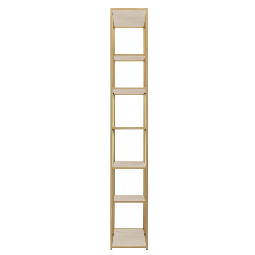 Стеллаж ARNETTA, золотой, керамика слоновая кость фото 3