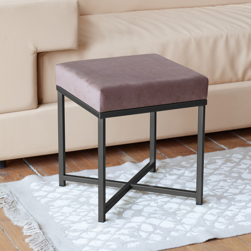 Пуф CRUZ, черный, Mocco, 40*40*47 фото 4