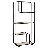 Стеллаж SIENA, черный, керамика Ivory