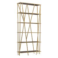 Стеллаж EVA, золотой, керамика Antracite