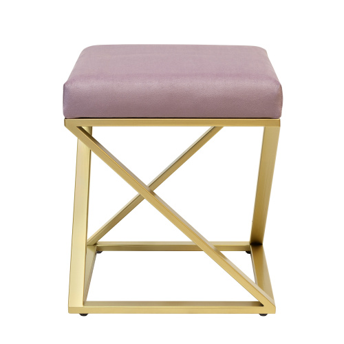 Пуф Chelsea, золотой, Dusty Pink, 40*40*45 фото 8