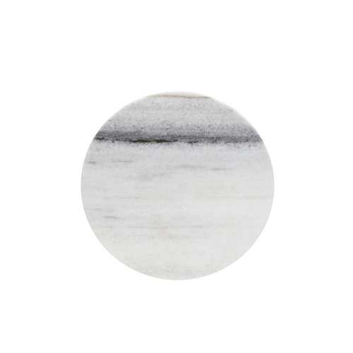 Столик кофейный ODRI, н/ж сталь, мрамор, 43,5*43,5*60,5 фото 4