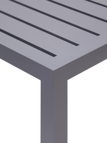 Стол уличный кофейный CAPRI, серый, 44*44*40 фото 4