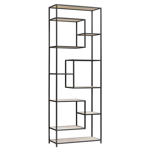 Стеллаж OLIVIA, черный, полки керамика слоновая кость, 70*30*195,3 фото 7