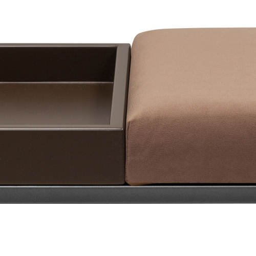 Банкетка RUBY BOX, черная, Mocco, BrownBox, 85*40*45 фото 4