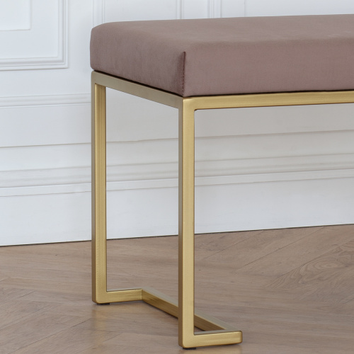 Банкетка OMEGA MINI, золотая, Mocco, 85*40*45 фото 3