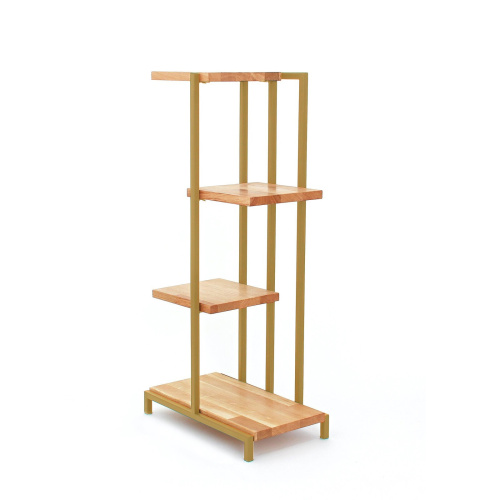 Стеллаж-подставка для цветов Loft 5, золотой, 40*23*80 фото 6