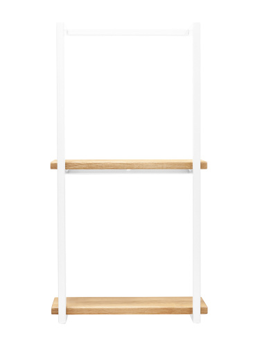 Полка навесная TWIN, белая фото 2