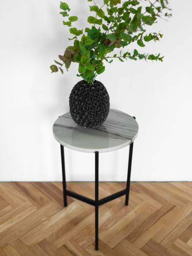 Столик кофейный ODRI, черный/мрамор фото 3