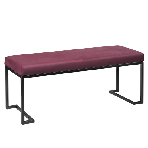 Банкетка OMEGA, черная, Marsala, 110*40*45 фото 2