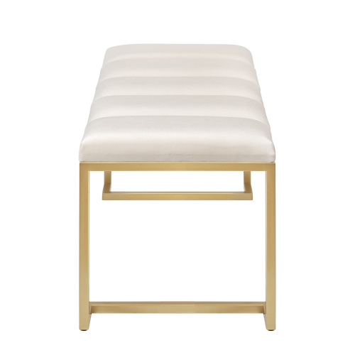 Банкетка OMEGA MINI, золотая, Ivory, Bulon 85*40*43,5 фото 3