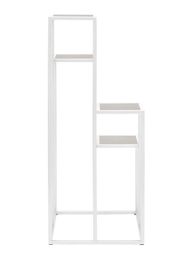Столик подставка под 4 кашпо TORI, белый, столешницы керамика Ivory фото 3