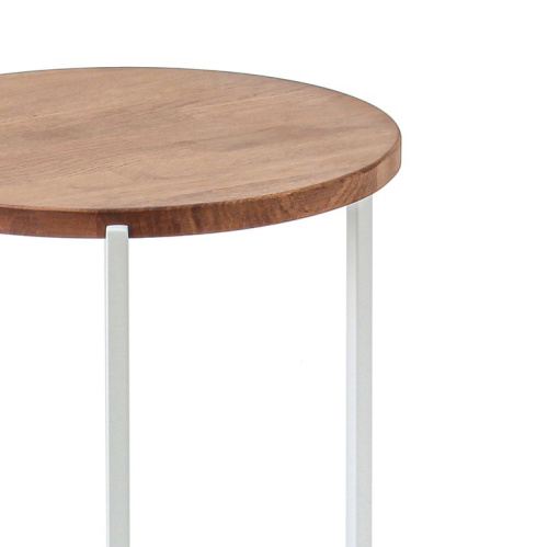 Столик кофейный ODRI, белый/дуб, 43,5*43,5*60,5 фото 11