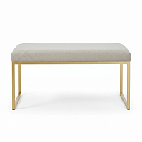 Банкетка ALBA MINI, золотая, Silver