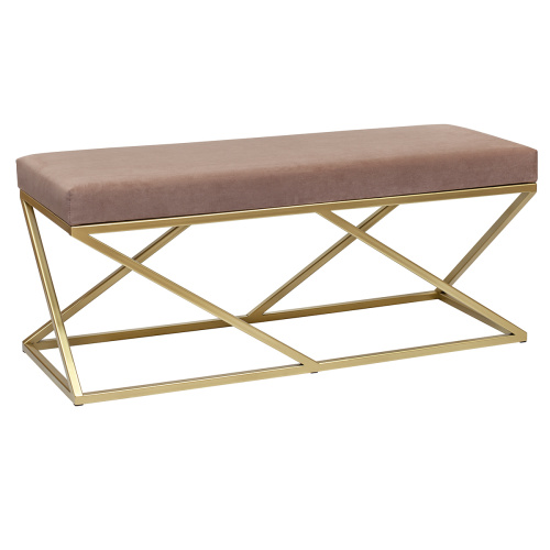 Банкетка ZUMA, золотая, Mocco, 110*40*45 фото 4