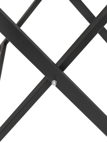 Стол складной компьютерный 600 мм, черный/дуб графит фото 6