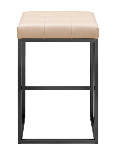 Стул полубарный SOHO, черный, экокожа Light Beige фото 6