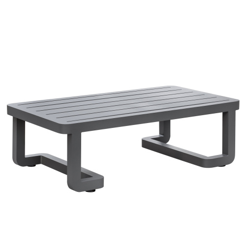 Стол уличный журнальный AMALFI, каркас алюминий цвет LAVA фото 6