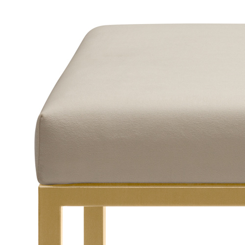 Банкетка ALBA SMART, золотая, Ivory, 65*35*45 фото 7