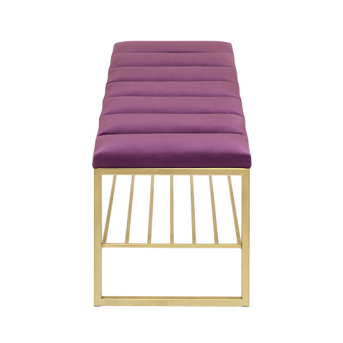 Банкетка RUBY, золотая, Marsala, Bulon, 110*40*43,5 фото 8