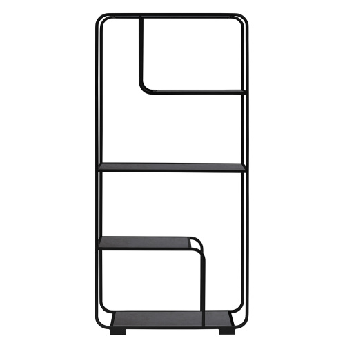 Стеллаж SIENA, черный, керамика Antracite, 80*30*173 фото 2