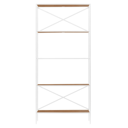 Стеллаж KARIN-800, белый, ЛДСП Робиния фото 2