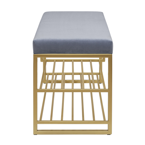 Обувница GARDA PLUS, золотая, Light Blue, 85*40*52 фото 8