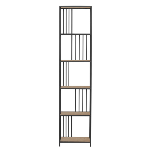 Стеллаж SOHO MINI, черный, ЛДСП Дуб Каселла, 45*30*195 фото 11