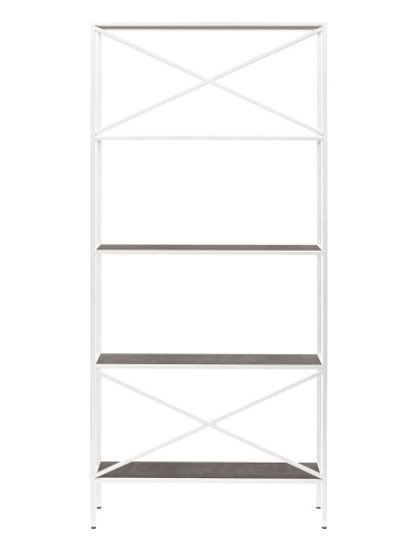 Стеллаж KARIN-800, белый, керамика антрацит фото 6