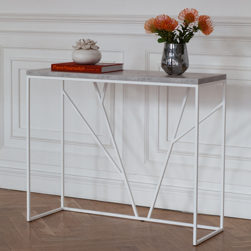 Консоль EVA, белая, ЛДСП Аренария